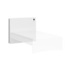 White книжкове узголів'я (120 cm)